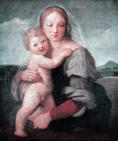 Madona s dítětem (Madona z věže) 1509-1511 (olej na plátně) od Raphael