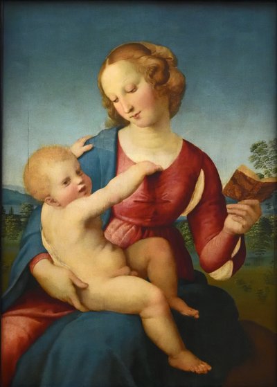 Němčina:  Colonna Colonna Madonna / Madonna s dítětem od Raphael