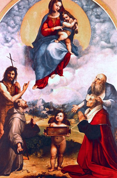 Madona z Foligna, c1511-1512 od Raffaello Sanzio Raphael