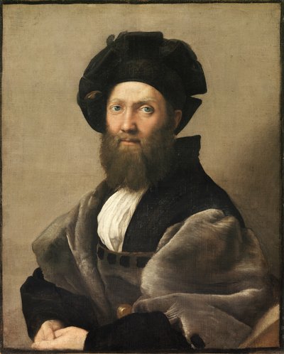 Portrét Baldassare Castiglione od Raphael
