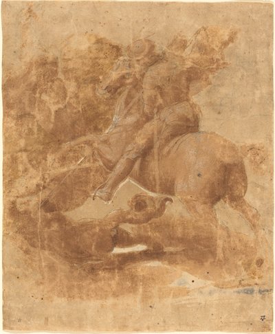 Svatý Jiří a drak od Raphael