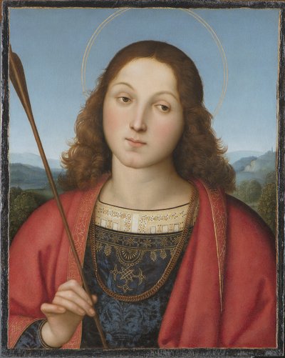 Svatý Šebestián, asi 1501-1502 od Raffaello Sanzio Raphael