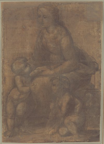 Madona s dítětem se svatým Janem Křtitelem od Raphael