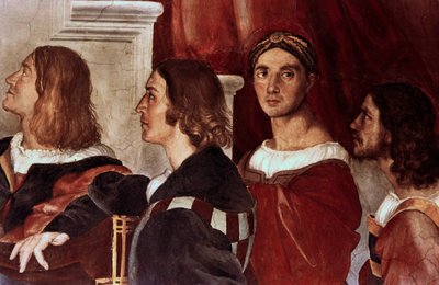 Mše v Bolseně, detail, 1512 od Raffaello Sanzio Raphael