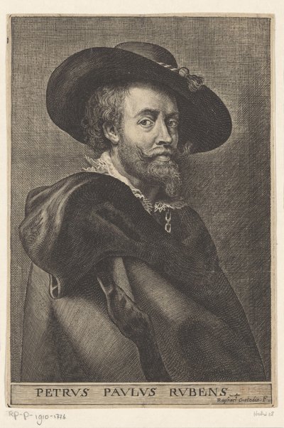 Portrét Petera Paula Rubense Peter Paul Rubens (titul na objektu) od Raphael Custos