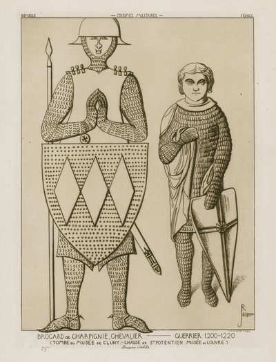 Brocard of Charpignie, rytíř - voják, 1200-1220 od Raphael Jacquemin
