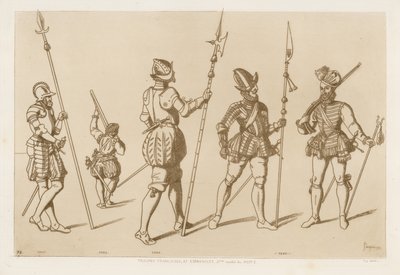 Francouzská a španělská vojska z druhé poloviny 16. století od Raphael Jacquemin
