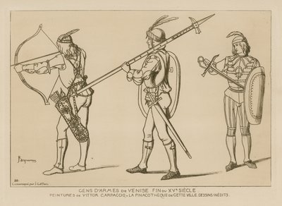 Muži ve zbrani Benátek, konec 15. století od Raphael Jacquemin