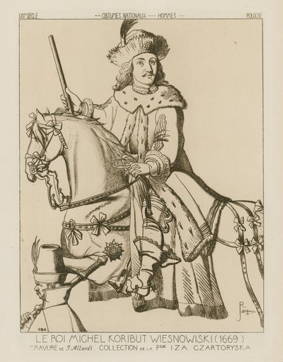 Michael Wisniowiecki, polský král (1669) od Raphael Jacquemin
