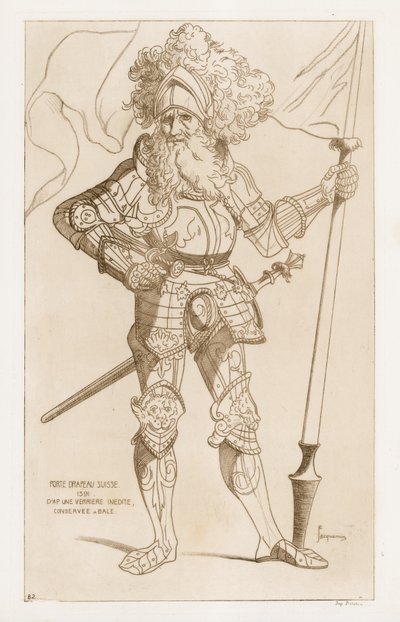 Švýcarská vlajková loď, 1391 od Raphael Jacquemin