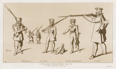 Pruský Landwehr, 1813-15. od Raphael Jacquemin