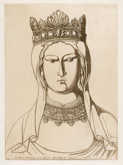 Královna Francie, 12. století od Raphael Jacquemin