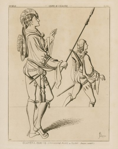 Squires, 1500-1515 od Raphael Jacquemin