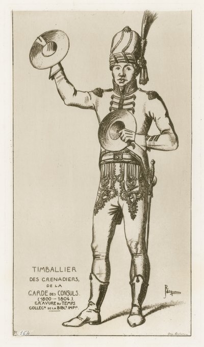 Timbalier granátníků konzulské gardy (1800-1804) od Raphael Jacquemin