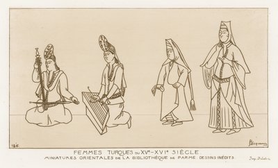 Turecké ženy z 15.–16. století od Raphael Jacquemin