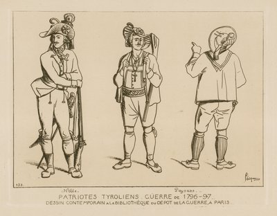 Tyrolští vlastenci, válka 1796-1797 od Raphael Jacquemin