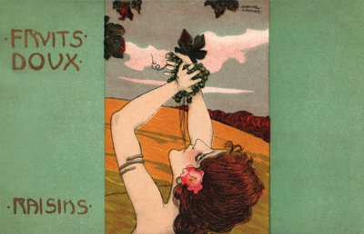 Hrozny, kolem roku 1900 (ilustrace) od Raphael Kirchner