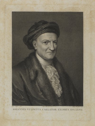 Johannes Vulpatus Caelator Eximus Ann. LXVII od Raphael Morghen