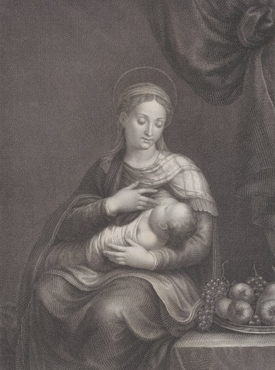 Madonna del Latte, 1815. od Raphael Morghen