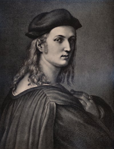 Raphael Sanzio, italský renesanční umělec, 18. nebo 19. století 1894 od Raphael Morghen