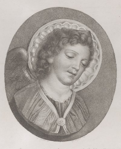 Archanděl Gabriel, 1800 od Raphael Morghen