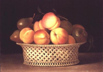 Bowl of Peaches (olej na plátně) od Raphaelle Peale