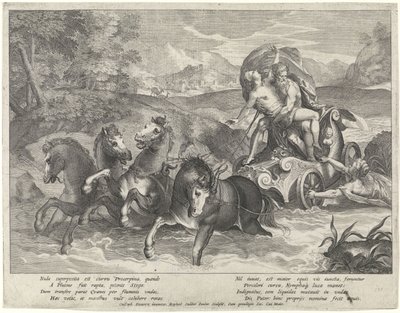 Loupež Proserpiny od Raphaël Sadeler (II)