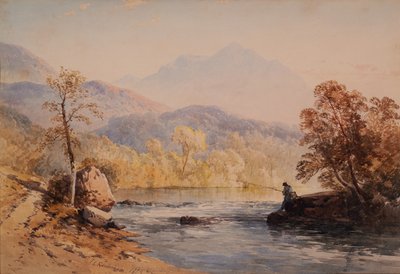Říční krajina od Raubarham Raubarham