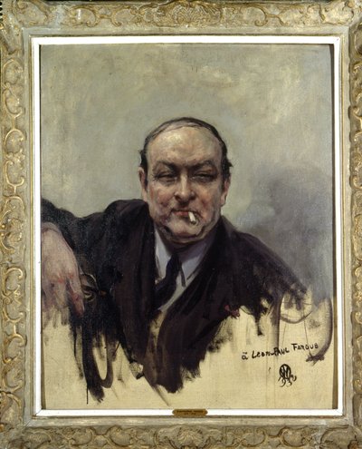 Portrét Leona Paula Fargue od Raymond Woog