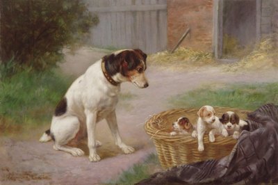 A Proud Mother, c.1910 (olej na plátně) od Raymonde Lynde