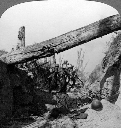 Zákopová válka na Wotanově linii, Queant, Francie, první světová válka, 1917-1918. od Realistic Travels Publishers