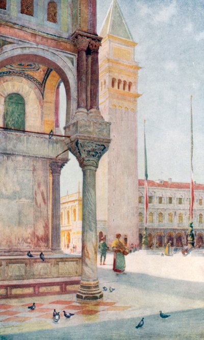 Kampanila (barevná litografie) od Reginald Barratt