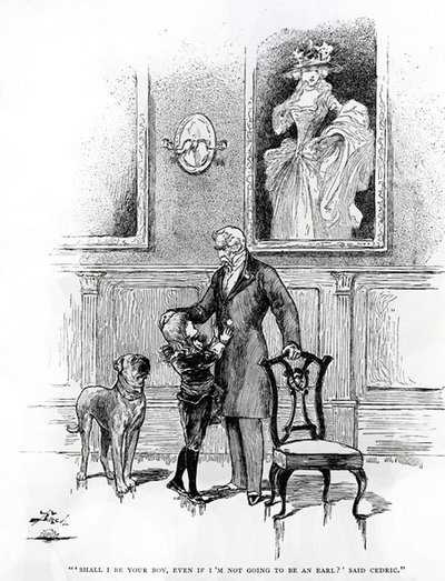 Ilustrace pro Little Lord Fauntleroy (rytina) od Reginald Bathurst Birch