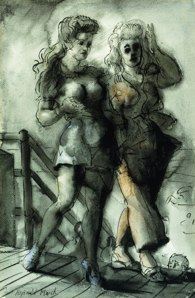 Krásky z promenády od Reginald Marsh