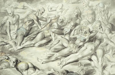 Pláž Coney Island od Reginald Marsh