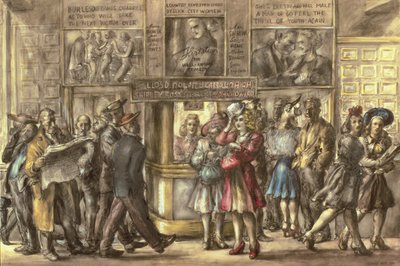 Harris Theatre, New York od Reginald Marsh