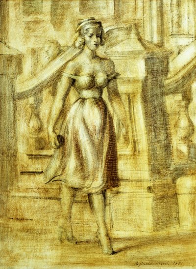 Lady Strolling: Dvojmalba od Reginald Marsh