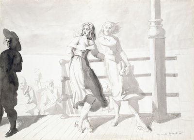 Na promenádě od Reginald Marsh