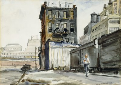 Trainyards, New York od Reginald Marsh