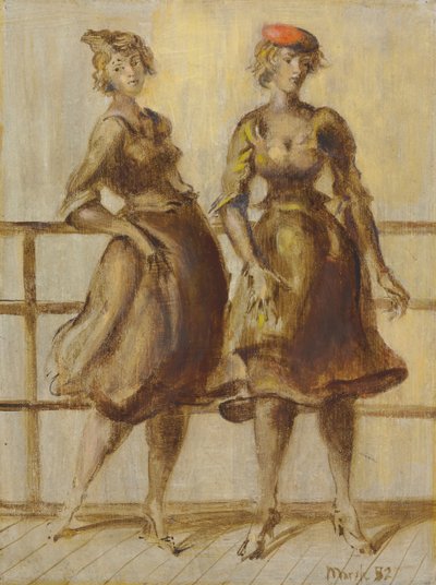 Dvě ženy od Reginald Marsh
