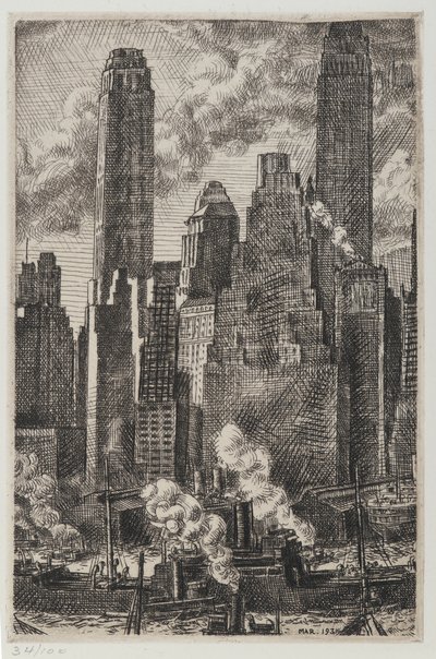 Wall Street od Reginald Marsh