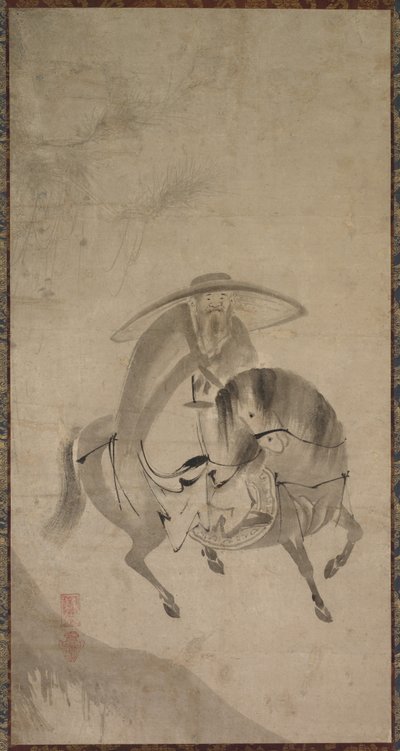 Su Dongpo Jízda na oslu, konec 16. až začátek 17. století. od Reietsu