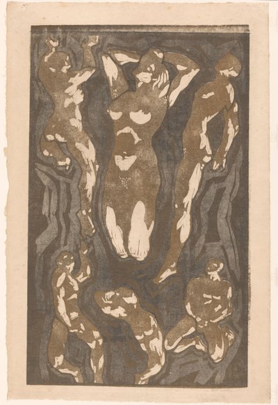 Kompozice se šesti lidskými postavami od Reijer Stolk (signed by artist)