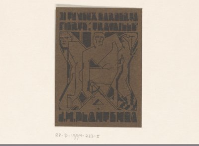 Ex libris van J.H. Plantenga od Reijer Stolk