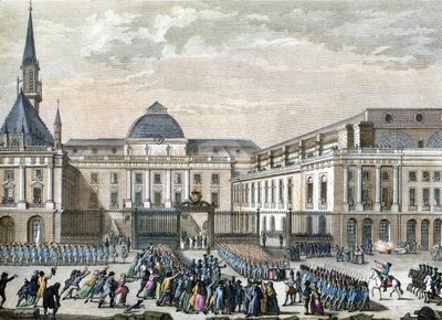 Bailly v pařížském parlamentu. 1794-1804 (rytina) od Reiner Vinkeles