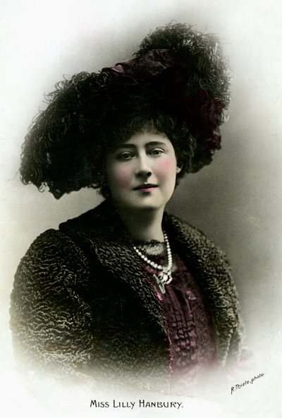 Lily Hanbury 1874-1908, anglická herečka, začátek 20. století. od Reinhold Thiele