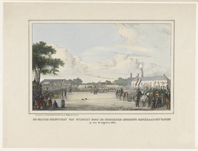 Mobile Gun of Utrecht byla vděčně přijata městskou vládou. dne 19. srpna 1834 (název na objektu) od Reinier Craeyvanger
