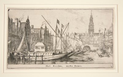 Het Rockin, mette Beurs (The Rokin, s Bourse) od Reinier Nooms