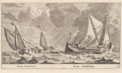 Damschuit a "Smalschip" od Reinier Nooms, called Zeeman