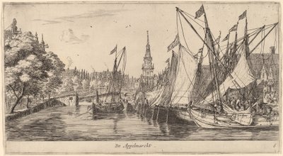 Apple Market (De Appelmarckt) od Reinier Nooms, called Zeeman